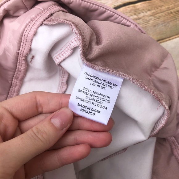 NWT LPA 416 Vinyl Skirt - Picture 5 of 5